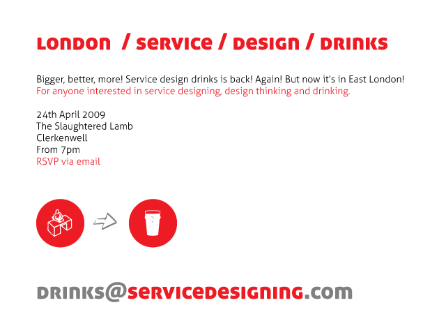 Designdrinksflyer